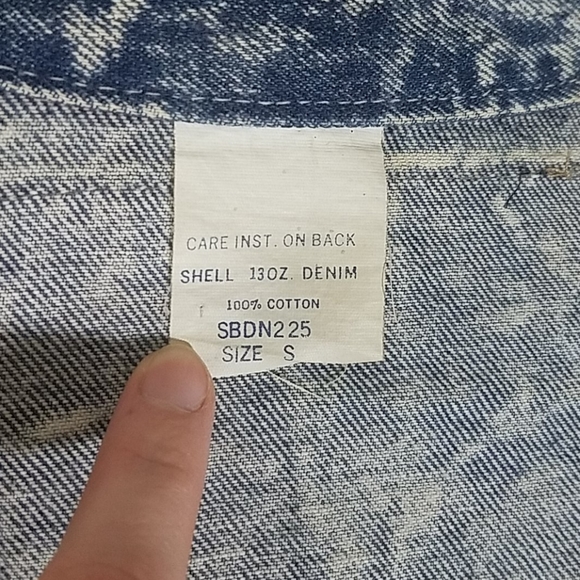 No Excuses Women's Vtg Acid Stone Wash Jean Jacket - Picture 13 of 15